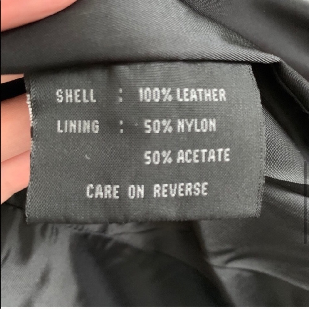 Kenneth Cole 100% Leather Jacket - Picture 5 of 8